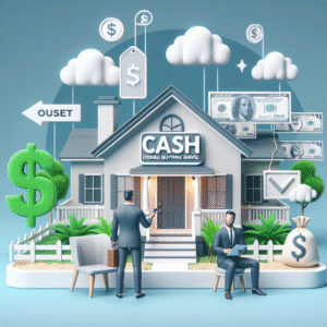 Professional property manager consulting with Cash Home Buying expert in Royal Palm Beach for efficient home sales solutions